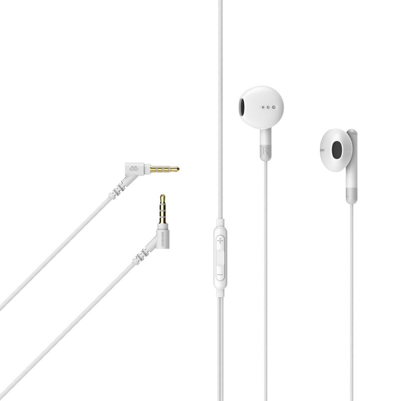 MOVISUN - AUDIFONOS DE CABLE AISLADOR DE RUIDO MOVISUN CHACHA B3 Blanco