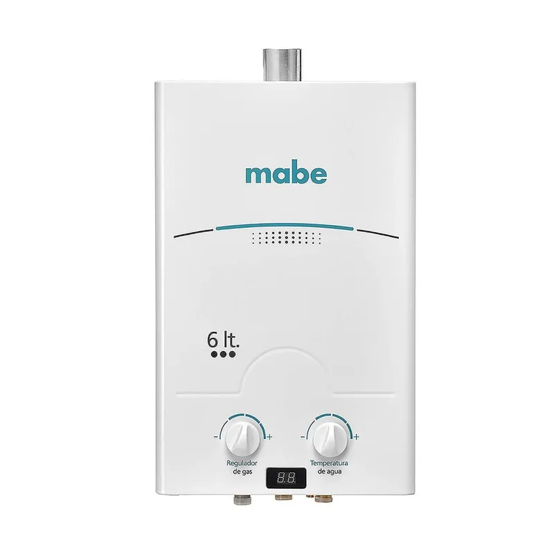 MABE - Calentador de Paso MABE 6Lts Tiro Forzado Blanco
