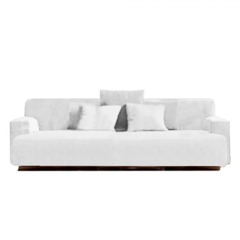 MAGIC CLASS - SOFÁ MODERNO LAWRENCE MICROFIBRA BLANCO
