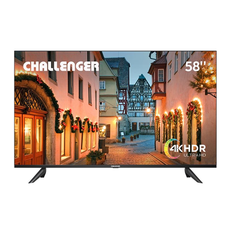 CHALLENGER - Televisor 58 Pulgadas Smart Google TV Challenger
