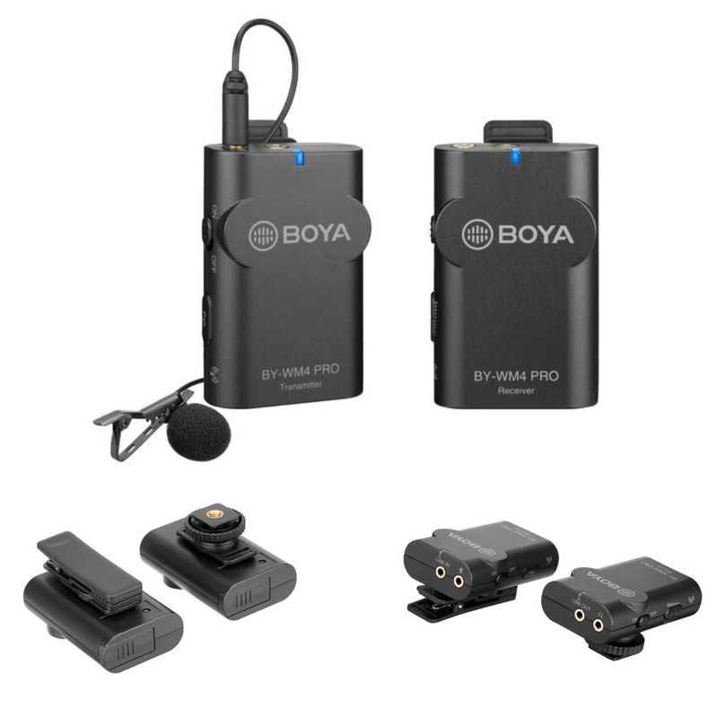 BOYA - Boya BY-WM4 PRO micrófono de solapa inalámbrico