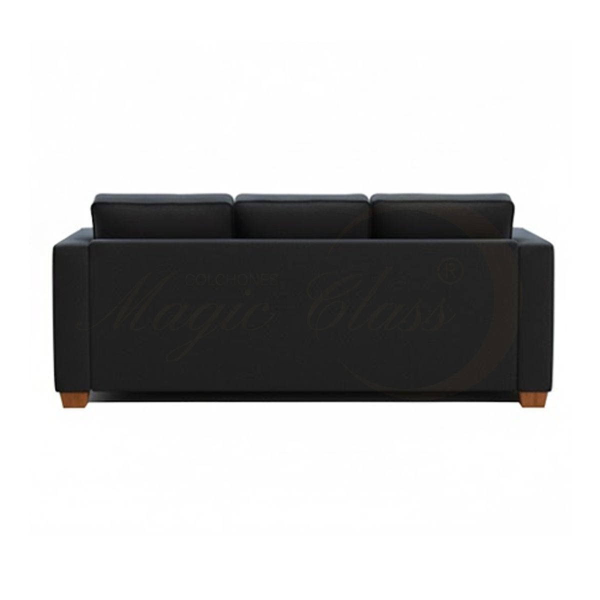MAGIC CLASS - SOFÁ MODERNO ERIKA MICROFIBRA NEGRO