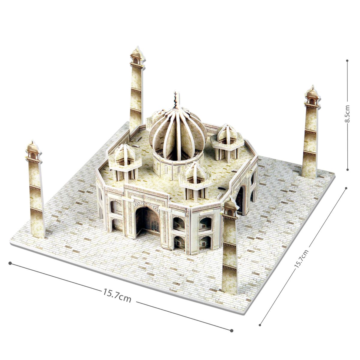 CUBICFUN - Rompecabezas 3D Taj Mahal 39 Piezas Nivel Inicial Cubic Fun