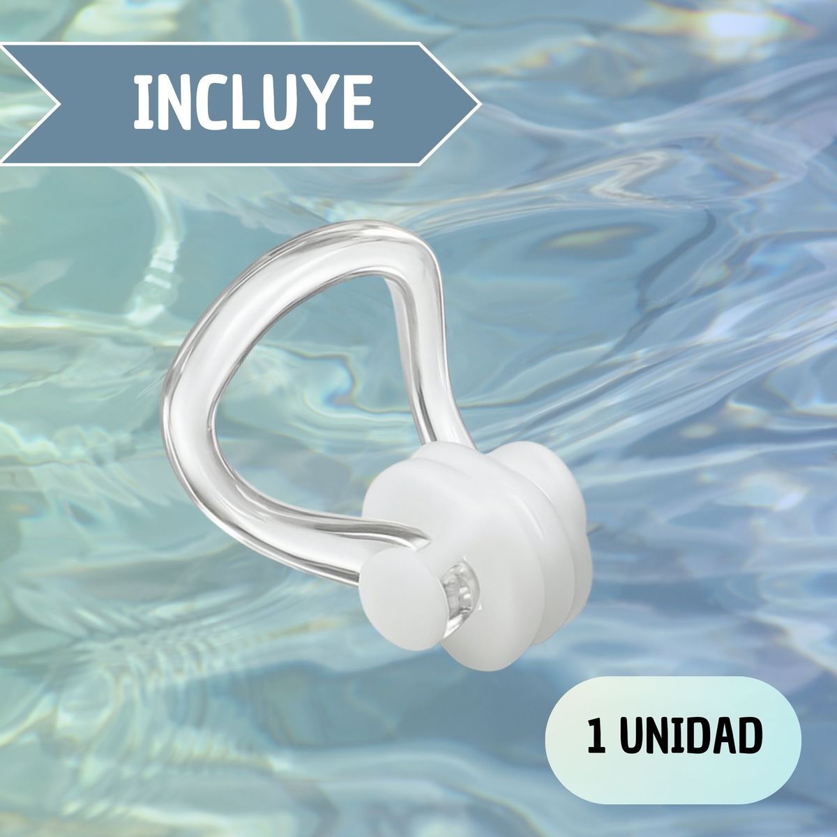 GENERICO - Clip Pinza Nasal Nariguera Universal Para Nadar Natación