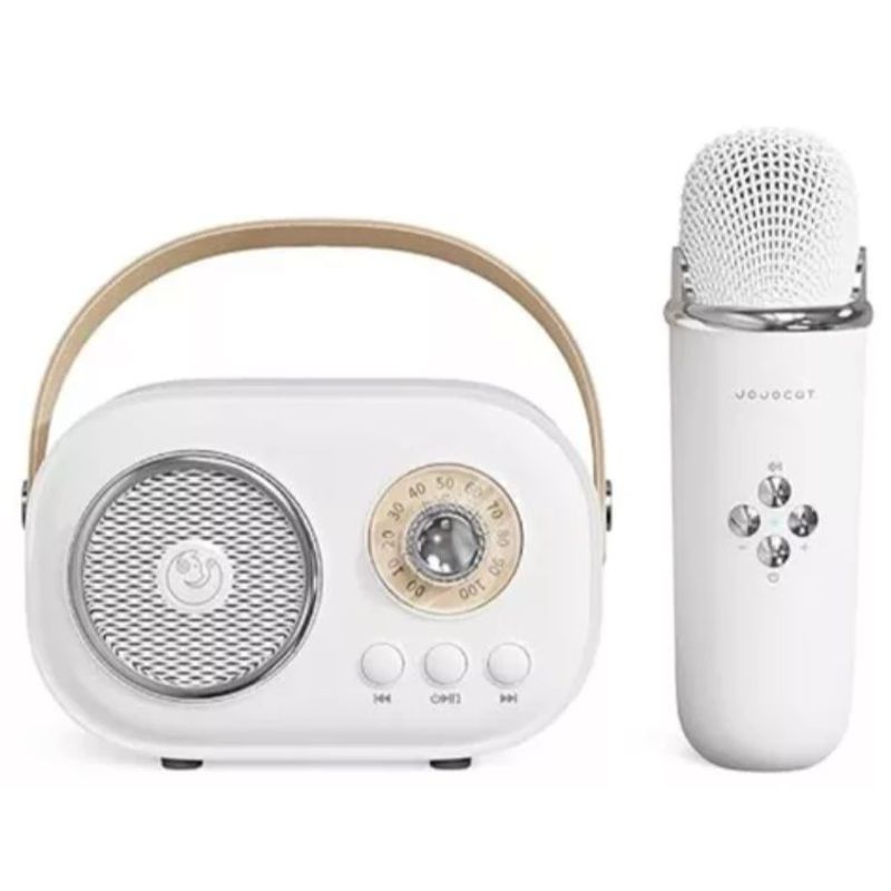 GENERICO - Kit Micrófono+parlante Karaoke Para Niños Bluetooth C20 Plus blanco