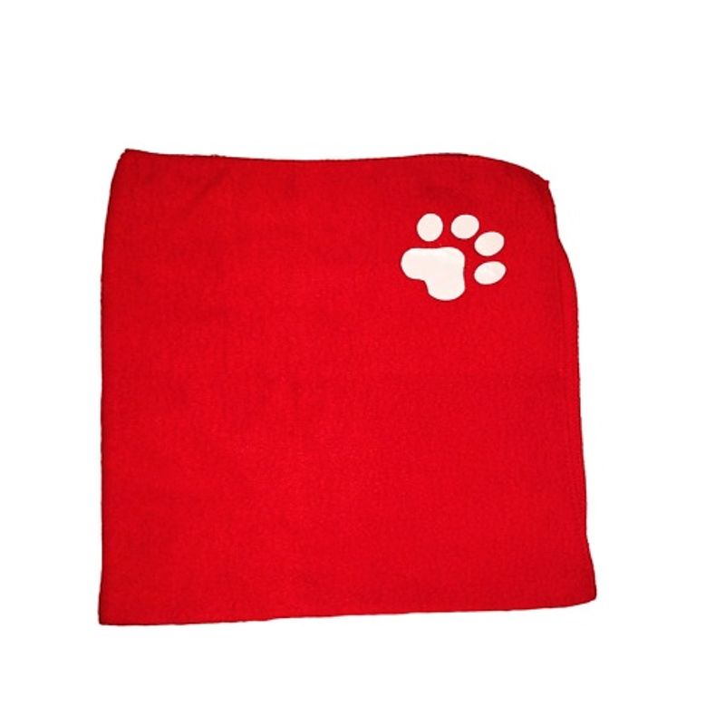 GENERICO - Cobija Térmica Polar color ROJO De 60x70 Para Perros Y Gatos