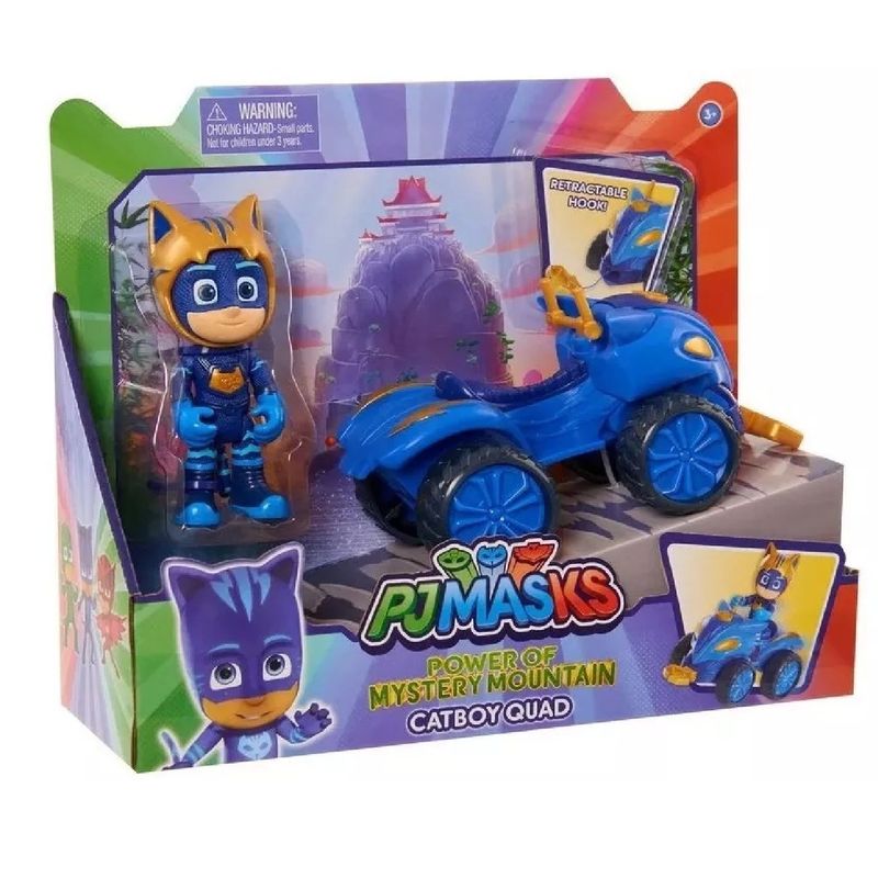 PJ MASKS - Pj Masks Héroes Pijama Vehiculo Moto Catboy