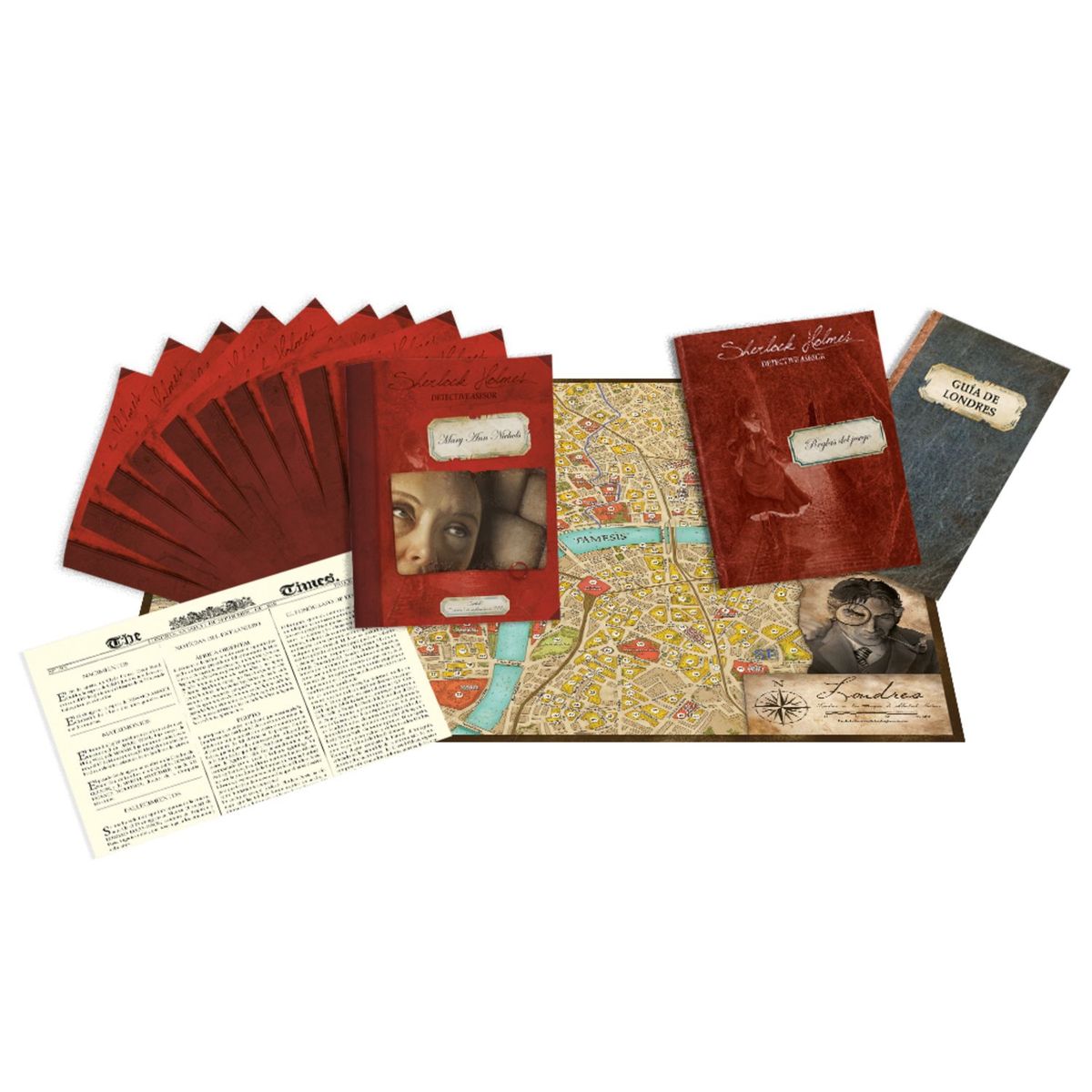 ASMODEE - Sherlock Holmes Jack El Destripador Juego Del Rol En Español