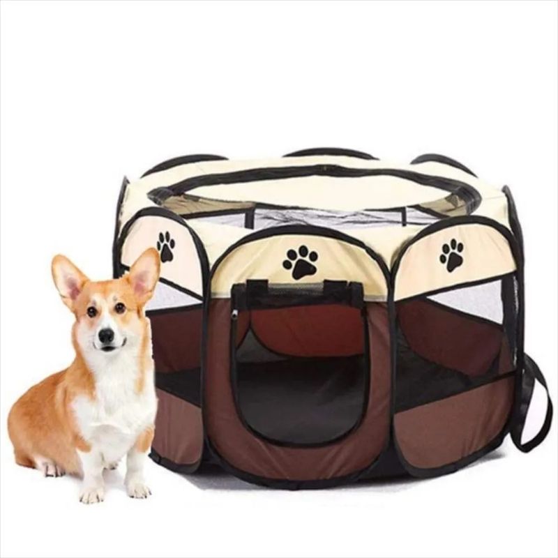 GENERICO - Corral jaula plegable para mascotas perros gatos