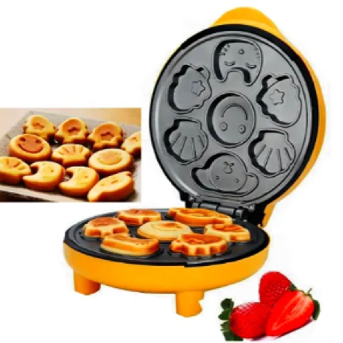 GENERICO - Maquina Para Hacer Pancakes Galletas Wafles De Figuras Infantiles