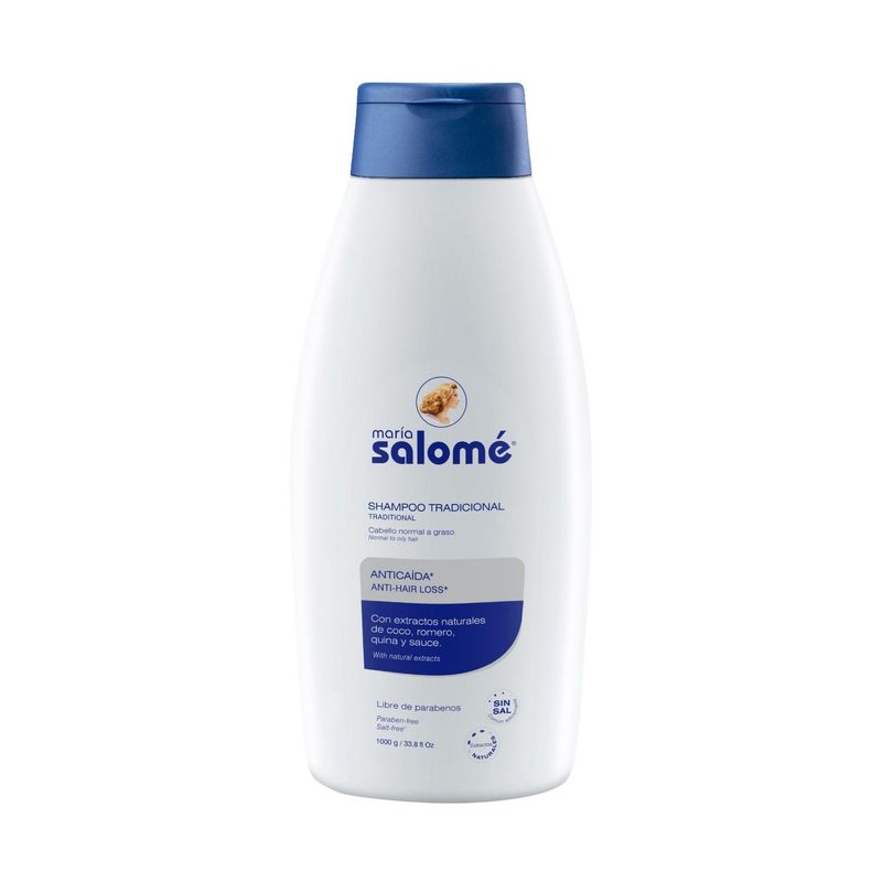 SALOME - Shampoo Control Caída sin Sal x 1000 Ml - María Salomé