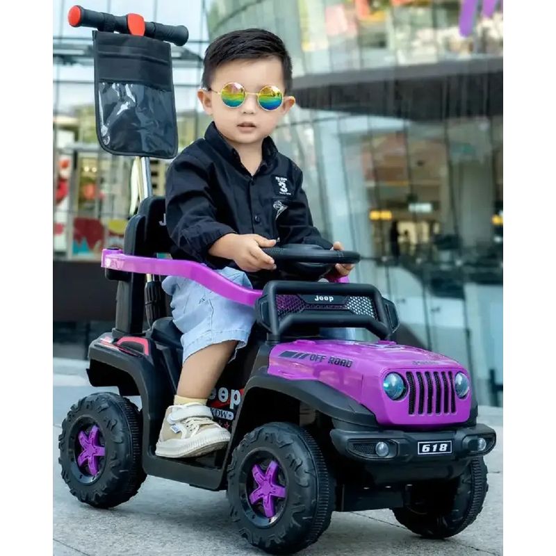 SUNBABY - Carro Montable Bebe Paseador Musical Juguete Jeep 1-5 años