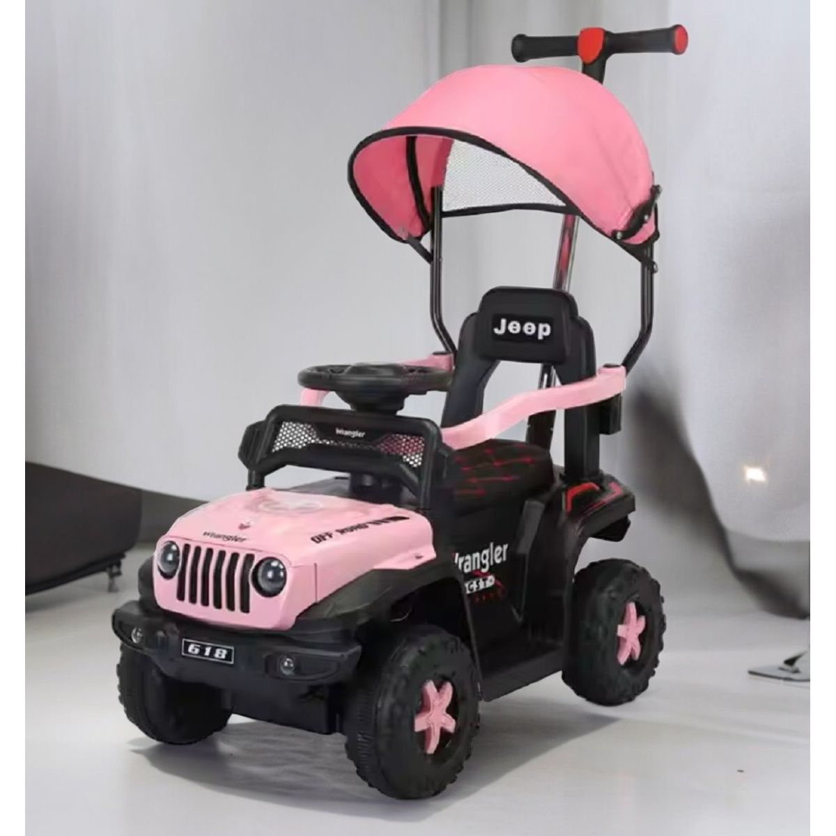 SUNBABY - Carro Montable Bebe Paseador Musical Juguete Jeep 1-5 años