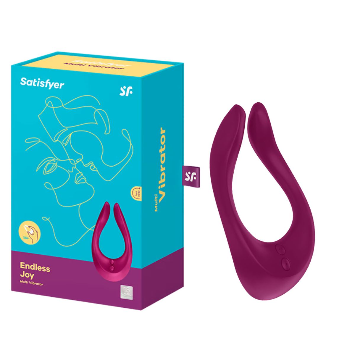 SATISFYER - Vibrador Endless Joy Rojo Satisfyer