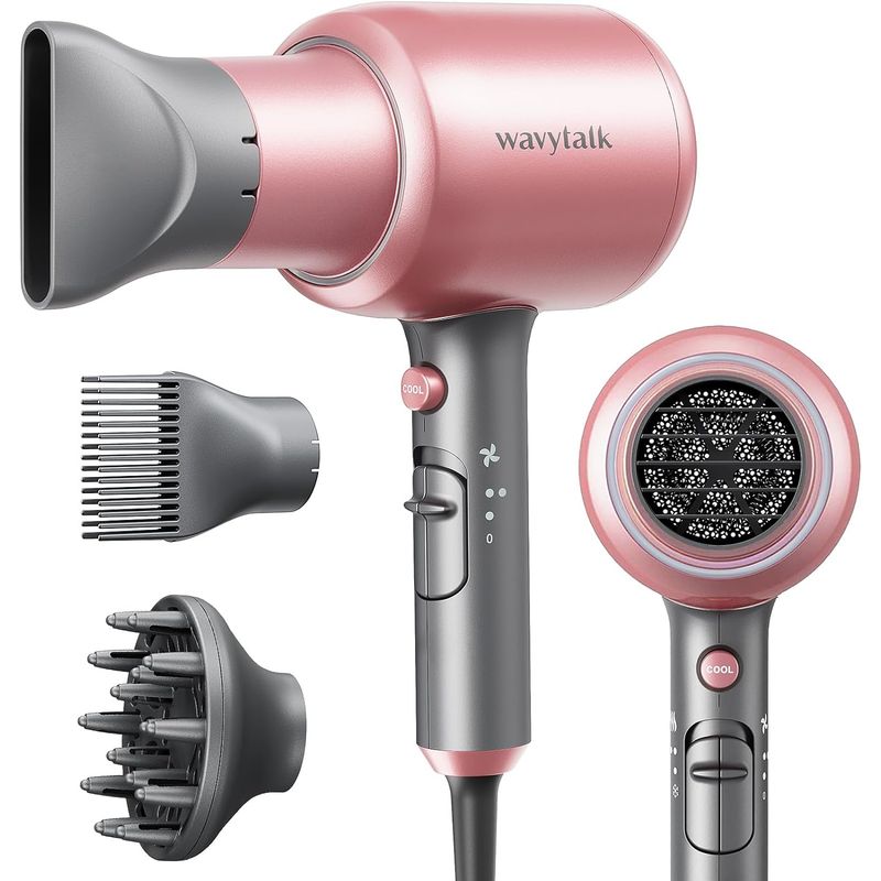 GENERICO - Secador De Pelo Wavytalk Con Difusor Para Cabello Rizado