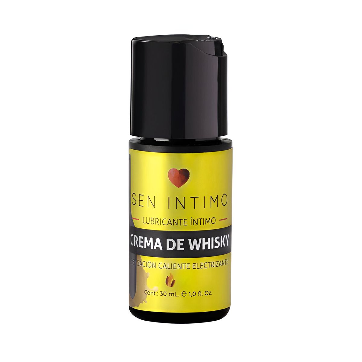 SEN INTIMO - Lubricante Crema de Whisky Sensación Caliente Electrizante x 30 ml