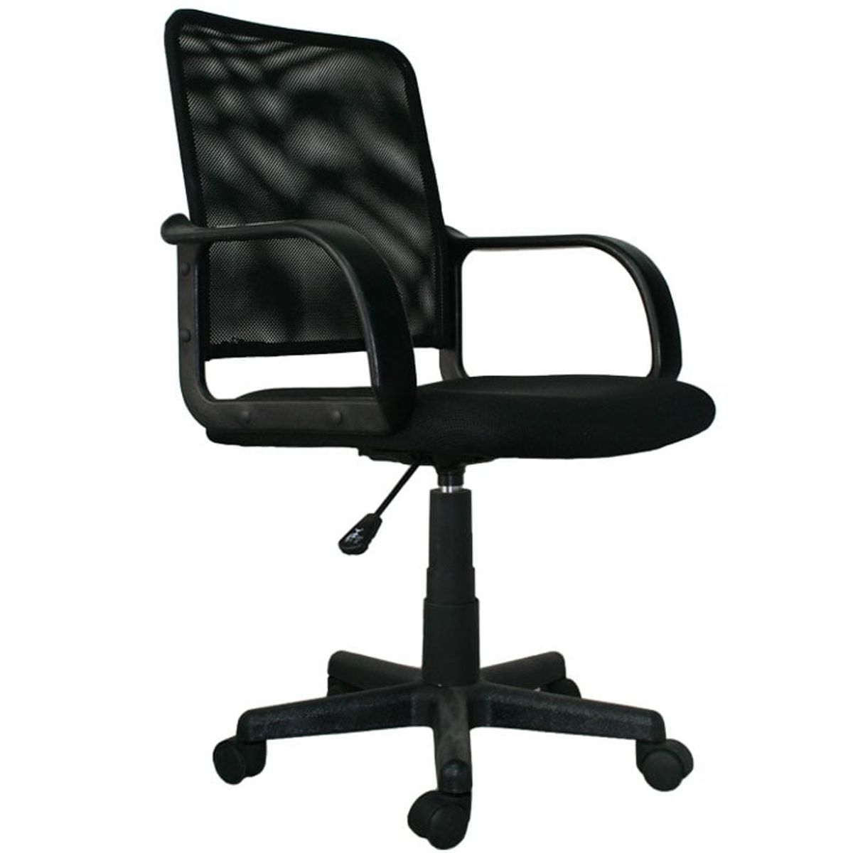 GENERICO - Silla De Oficina Chipre Negra brazos fijos - Mobili shop