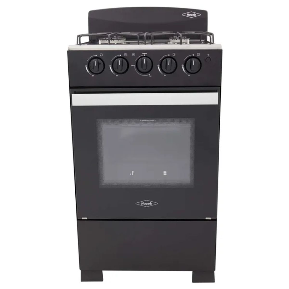 HACEB - Estufa de Piso HACEB 4 Puestos Gas Propano Romero 50-Torre Negro