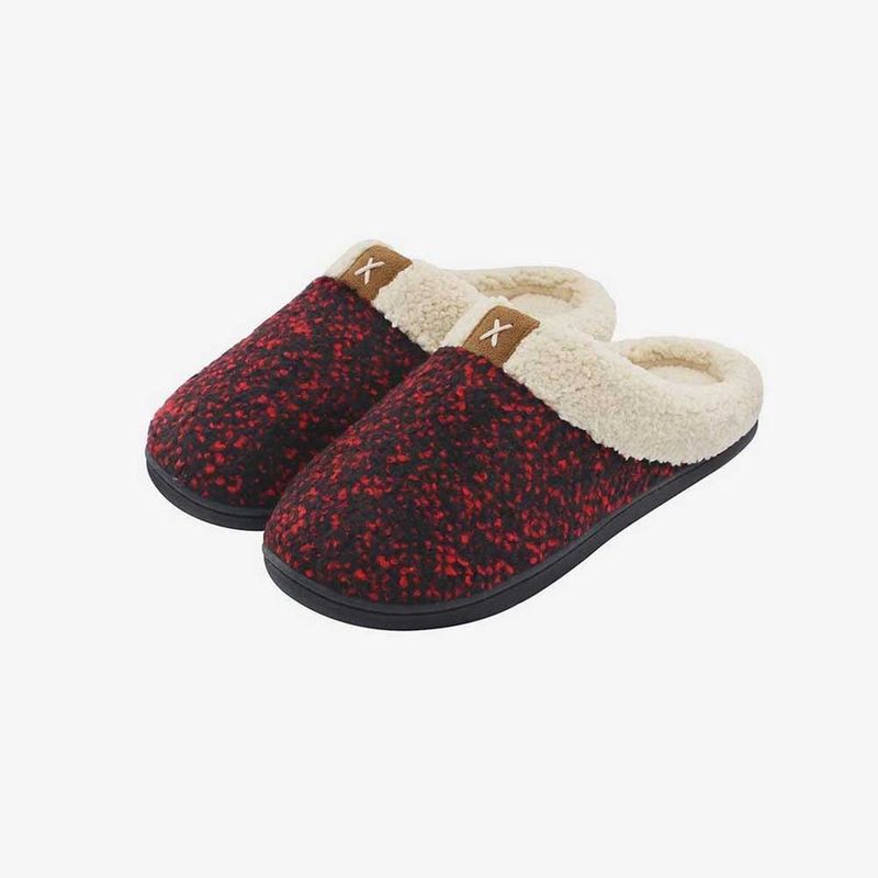 ROCKDOVE - Pantuflas Para Mujer Confortables Vino