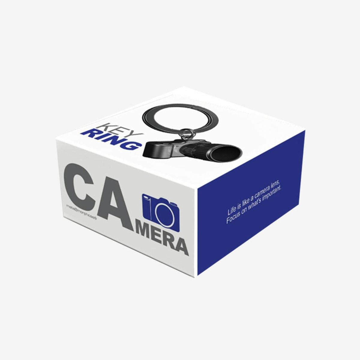 METALMORPHOSE - Llavero Con Diseño Úniico Negro