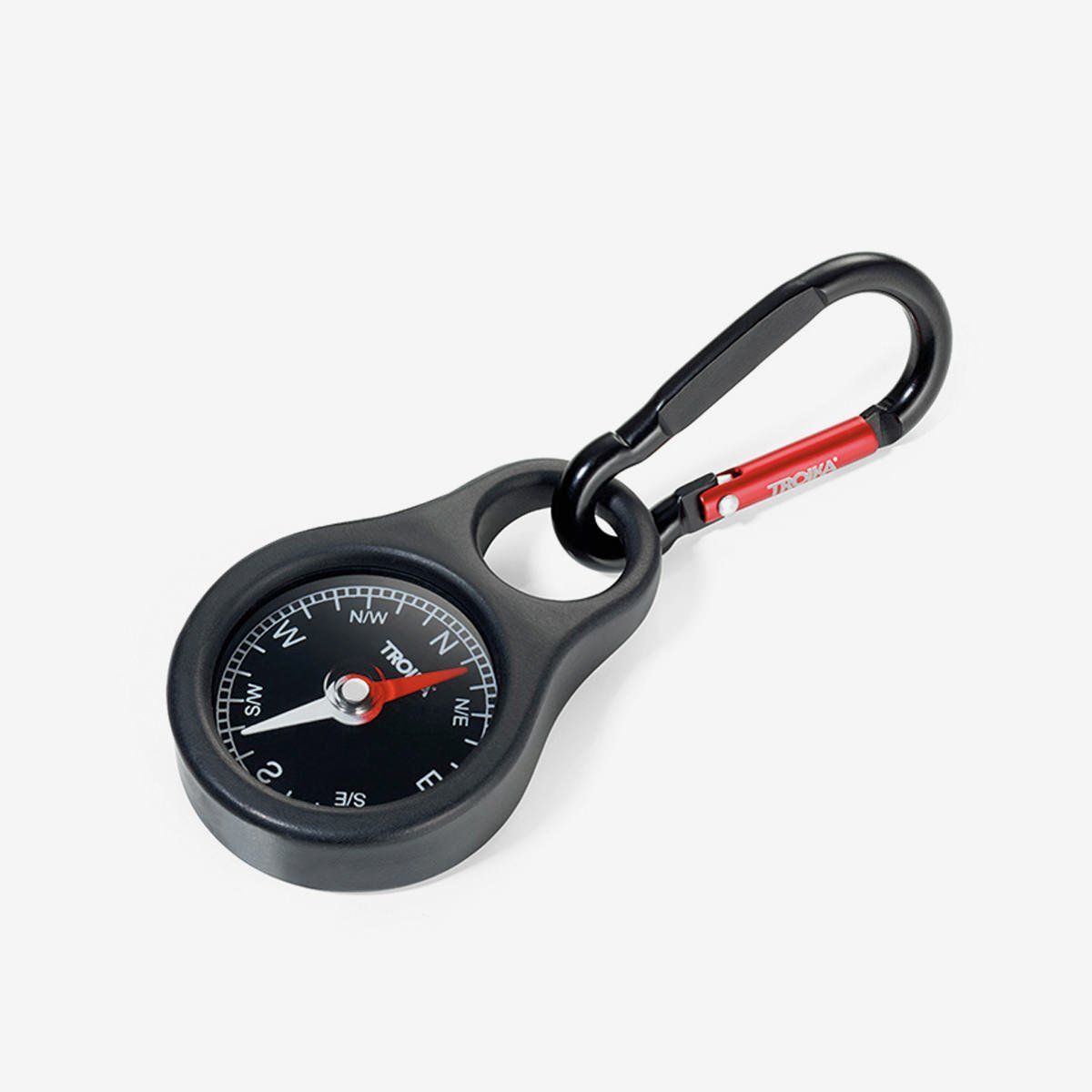 TROIKA - Llavero Con Brujula Plateado