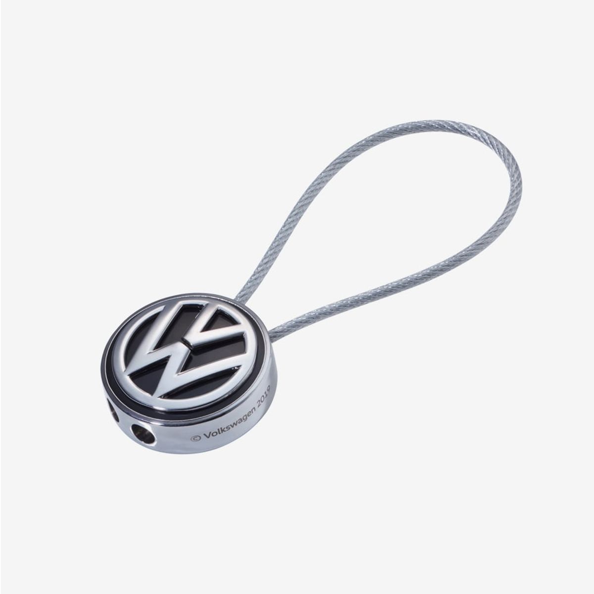 TROIKA - Llavero Loop Vw Plateado