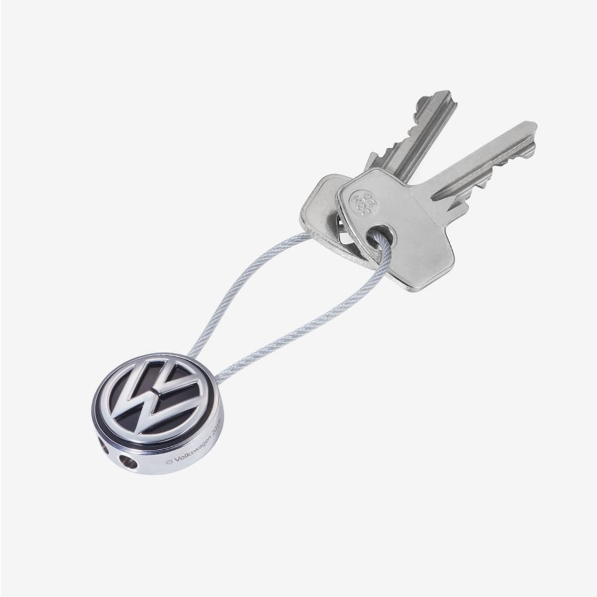 TROIKA - Llavero Loop Vw Plateado