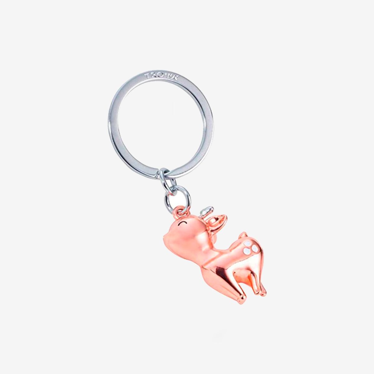 TROIKA - Llavero Venado Rehkitz Rosa Rosado
