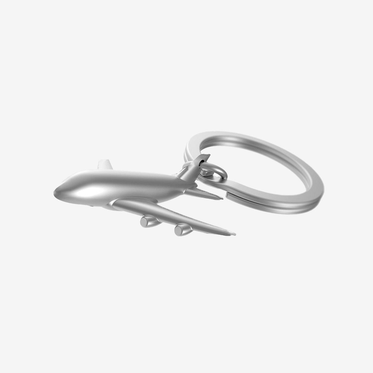 METALMORPHOSE - Llavero Con Diseño Úniico Plateado