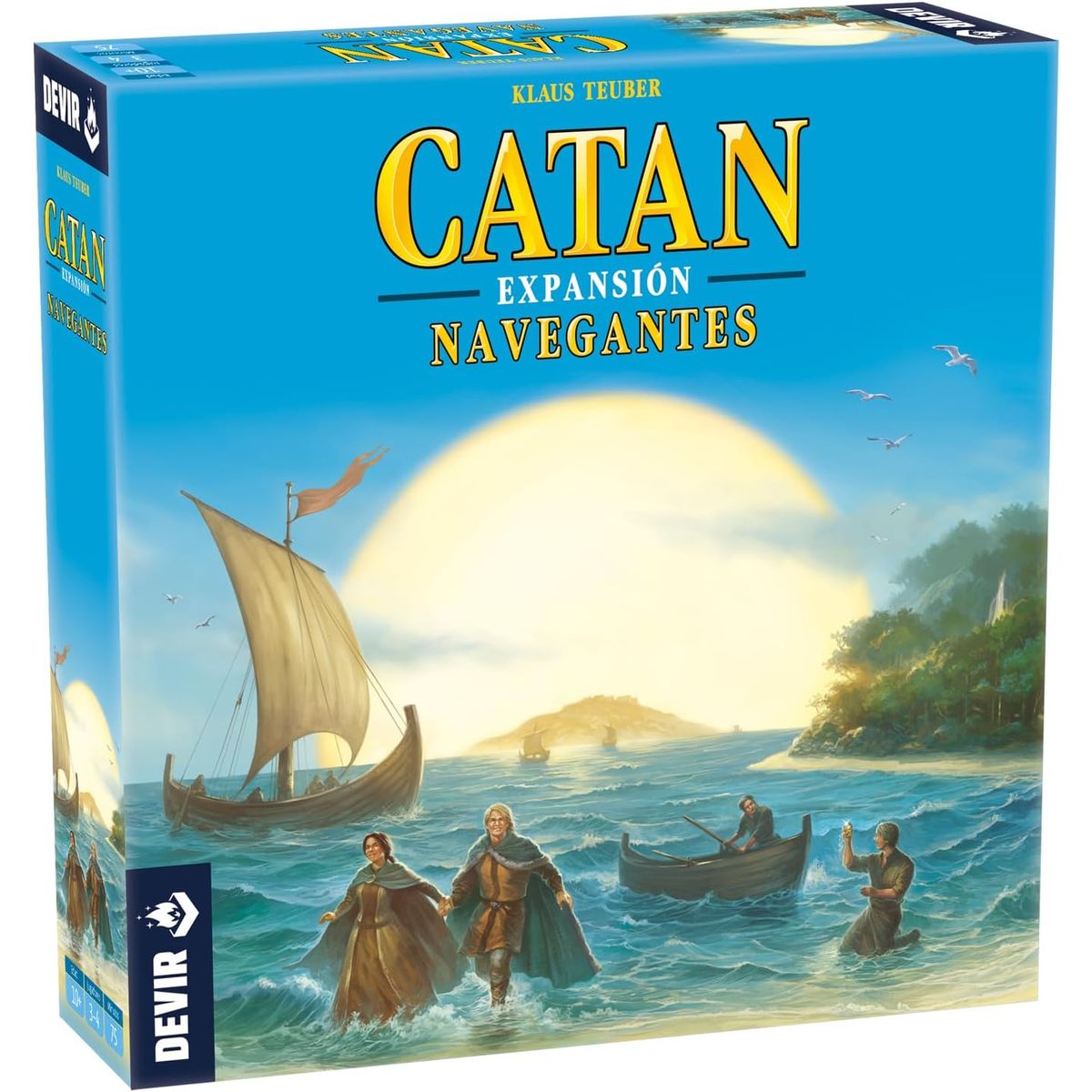 DEVIR - Juego De Mesa Catan Expansión De Navegantes Adultos