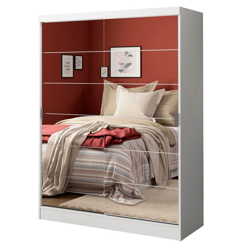 MADESA - Closet Luke 2 Puertas Corredizas con Espejos