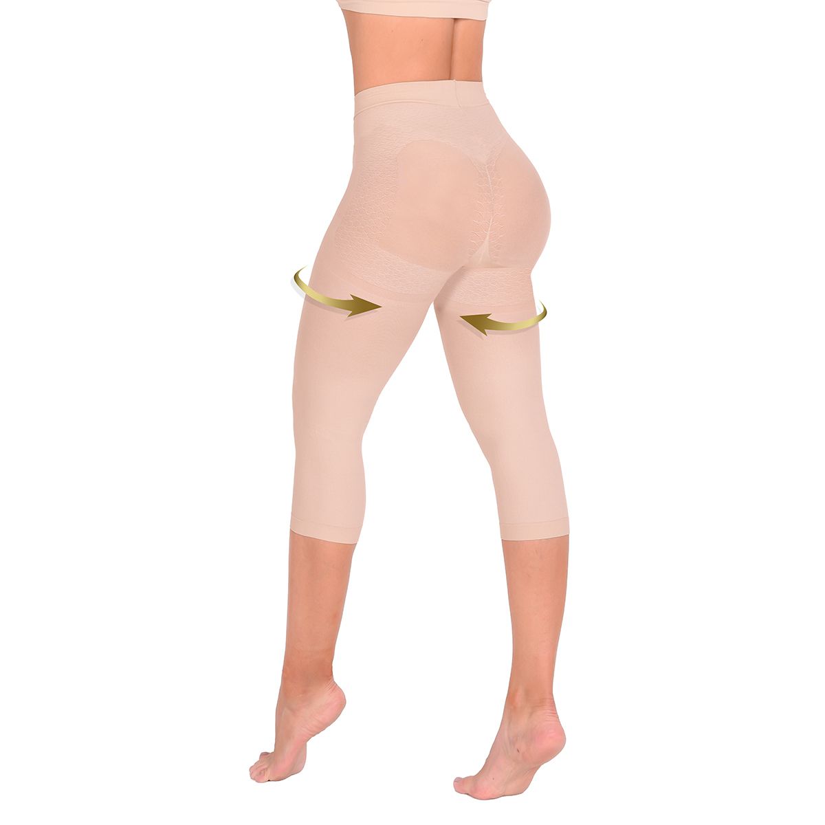 RITCHI - Panty Levanta Cola Capri Ritchi Pescador con Control Fuerte de Abdomen y Cintura