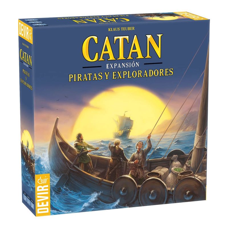 DEVIR - Juego De Mesa Catan Expansión Piratas Y Exploradores Adultos
