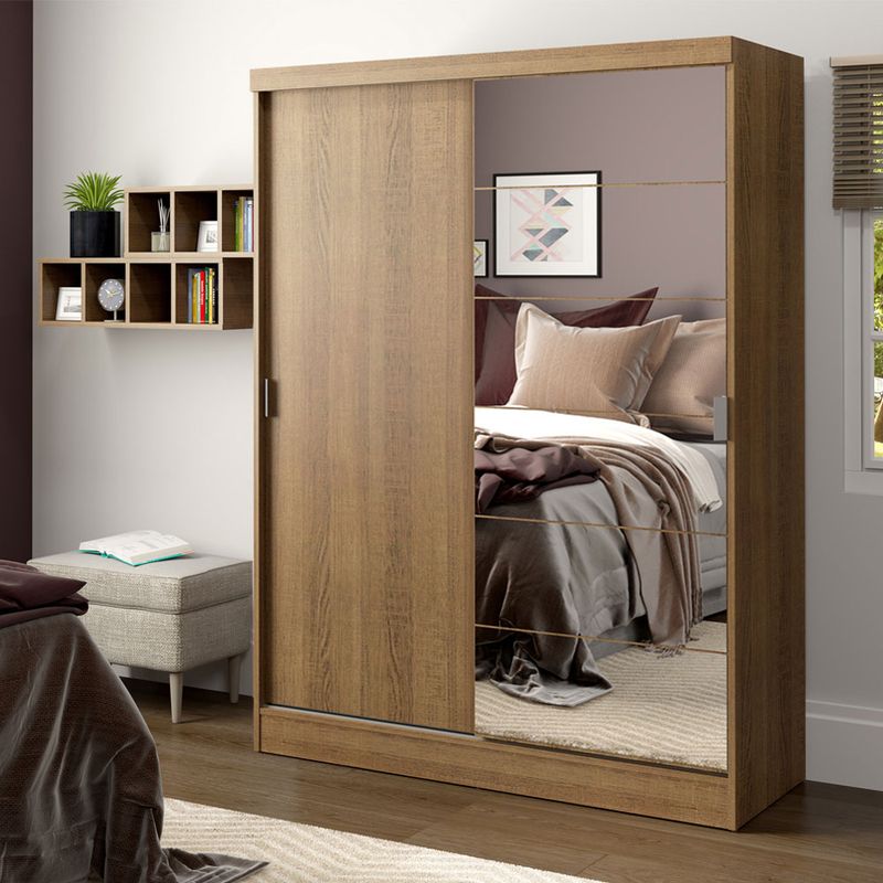 MADESA - Closet Luke 2 Puertas Corredizas 1 Espejo