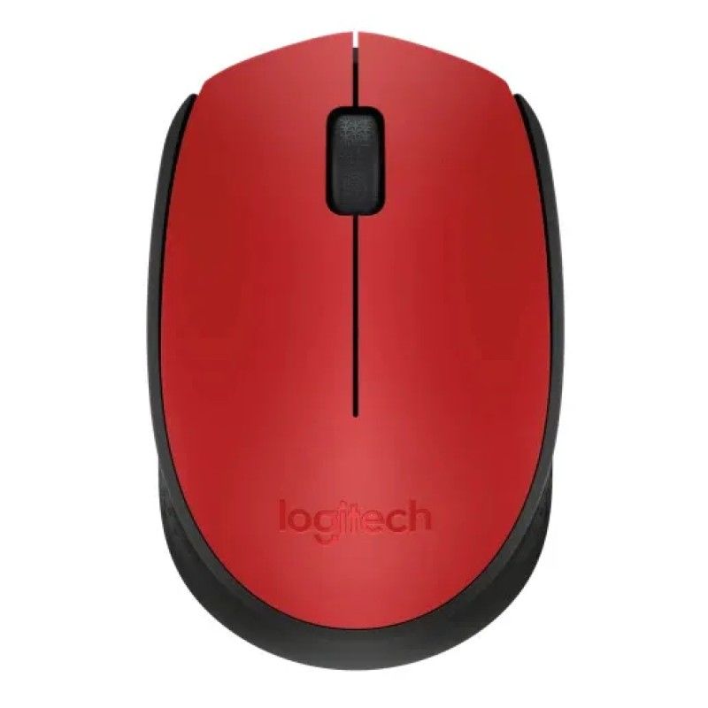 LOGITECH - Mouse Logitech M170 Rojo Inalambrico