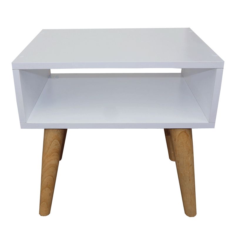 WOOD PETS - Mesa De Noche  Nochero  Mesa Auxiliar