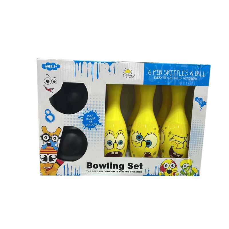 GENERICO - Juego De Bolos Emoticones Para Niños Material Plástico