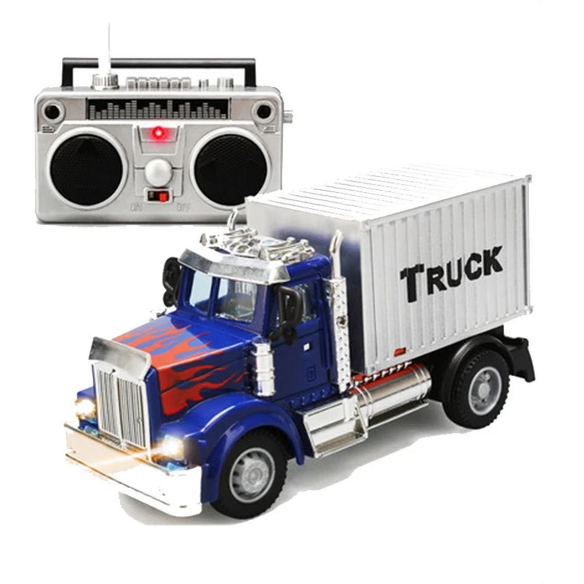 GENERICO - Camión Tractomula Control Remoto Recargable + Baterias