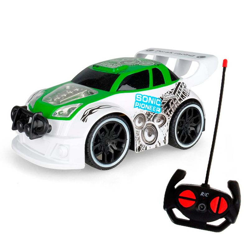 GENERICO - Carro Control Remoto Recargable Luces Juguete