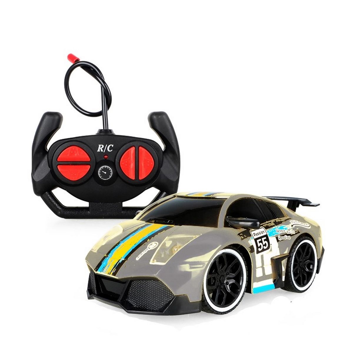 GENERICO - Carro Control Remoto Recargable Luces Juguete…