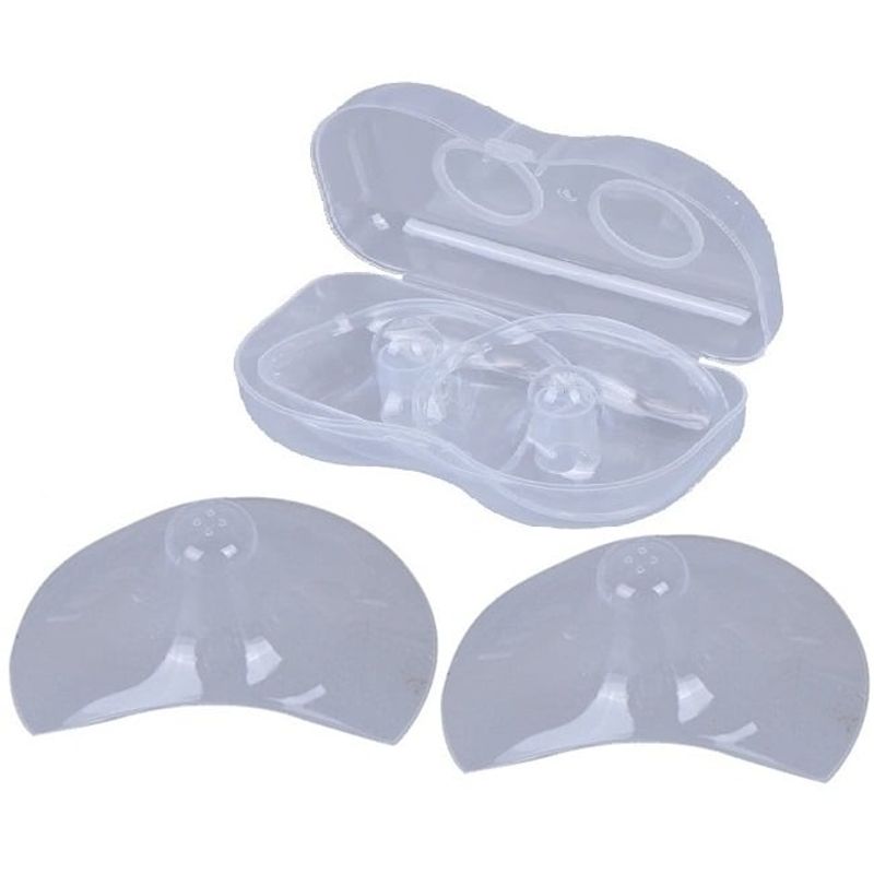 GENERICO - Pezoneras de silicona para lactancia del bebe libre de BPA