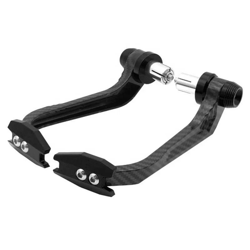 GENERICO - Protector De Levas Universal Hand Saver Moto Negro