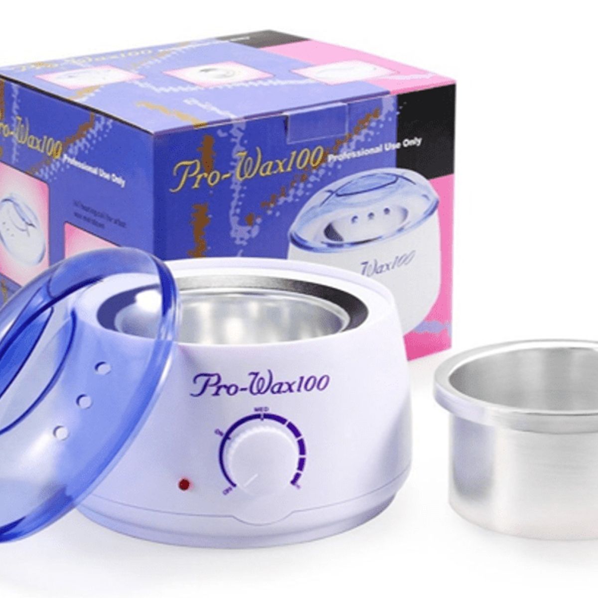 GENERICO - Olla Para Cera Depilatoria + Cera Perlas + Aplicadores