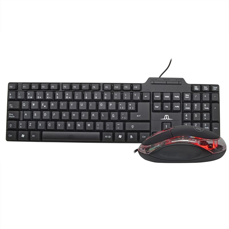 JALTECH - Combo Teclado Mouse Usb Jaltech A87