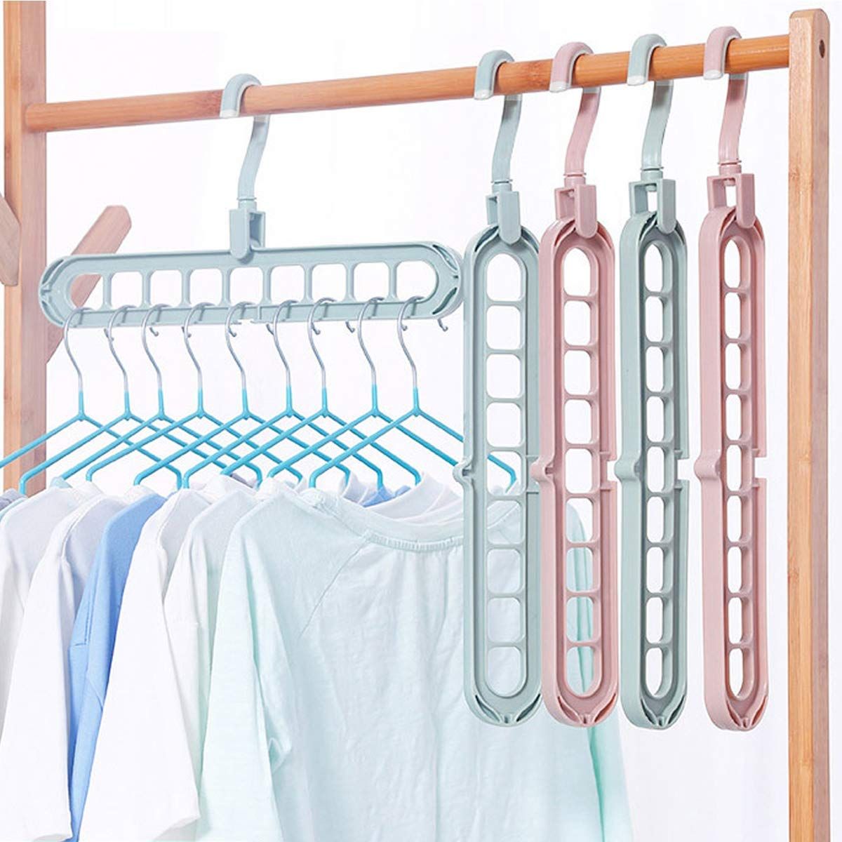 GENERAL - Oferta Gancho Ahorrador Espacio X10 Organizador Ropa Closet + Regalo