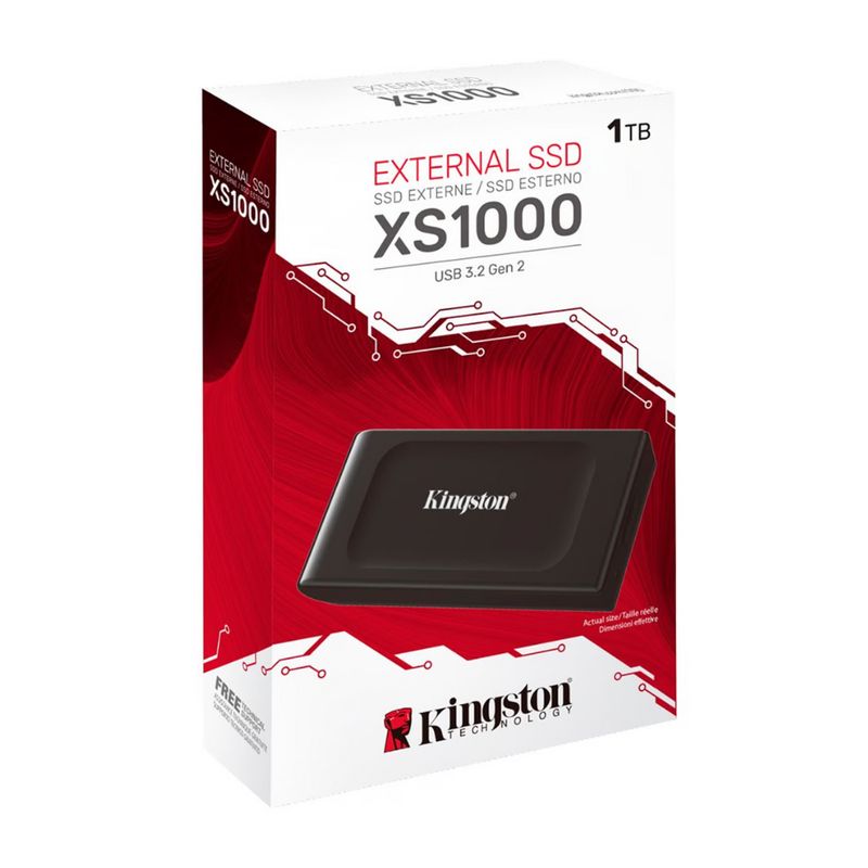KINGSTON - Unidad Estado Solido Kingston Ssd Xs1000 Externo 1tb Usb 3.2