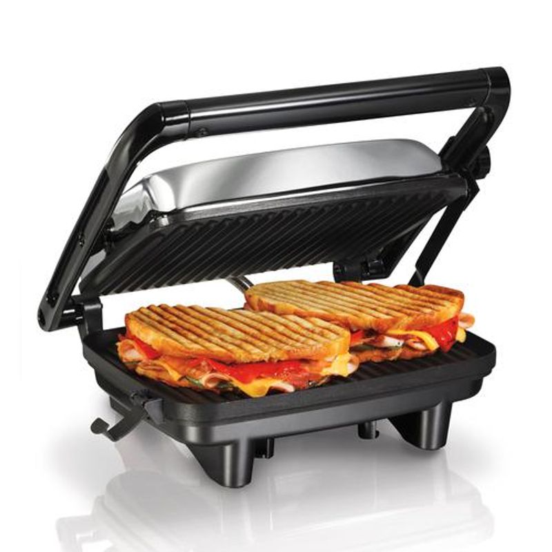HAMILTON BEACH - Maquina Sanduchera Gourmet Panini Antiadherente Hamilton Beach