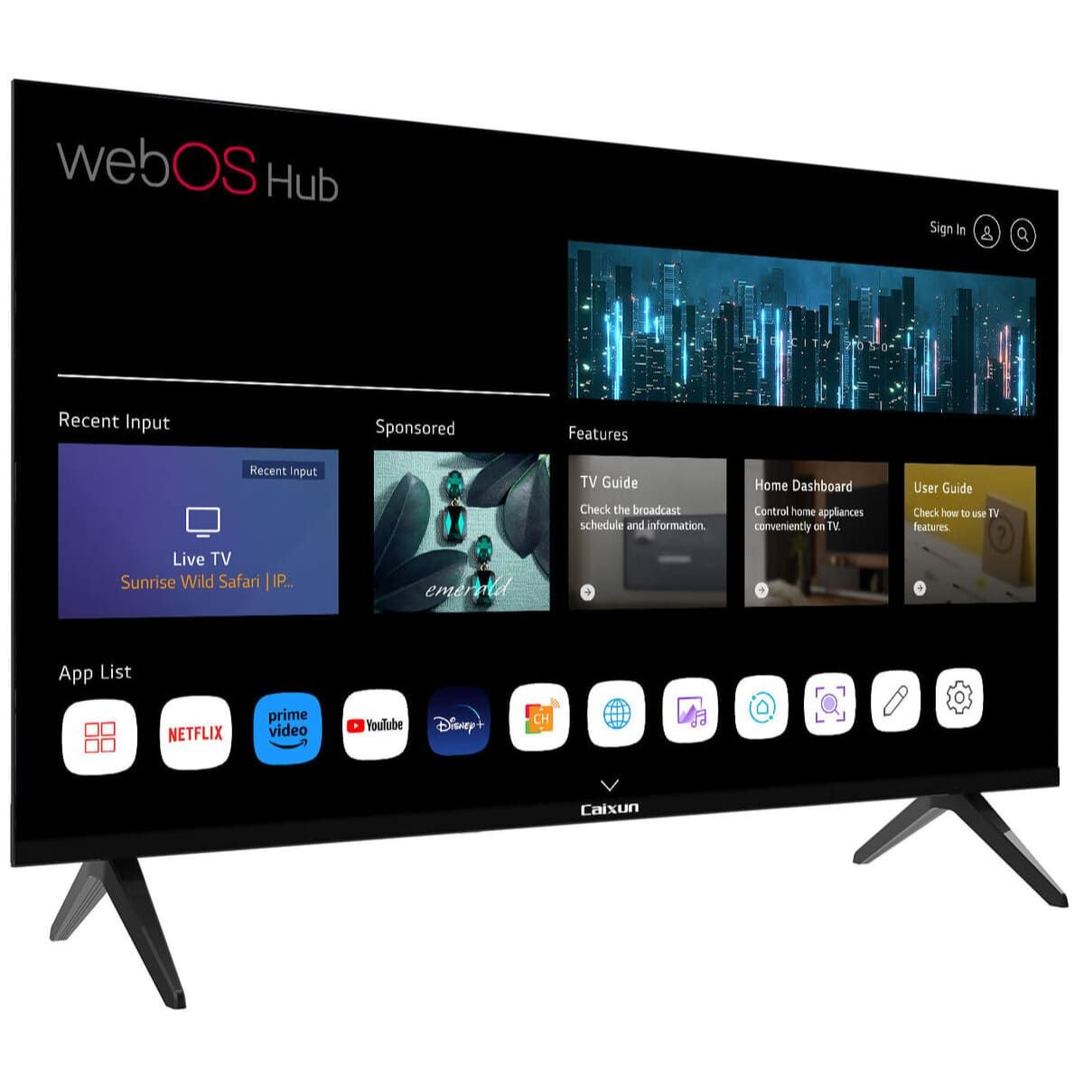 CAIXUN - TELEVISOR CAIXUN 50 UHD 4K SMART LED WEBOS  C50VAUW