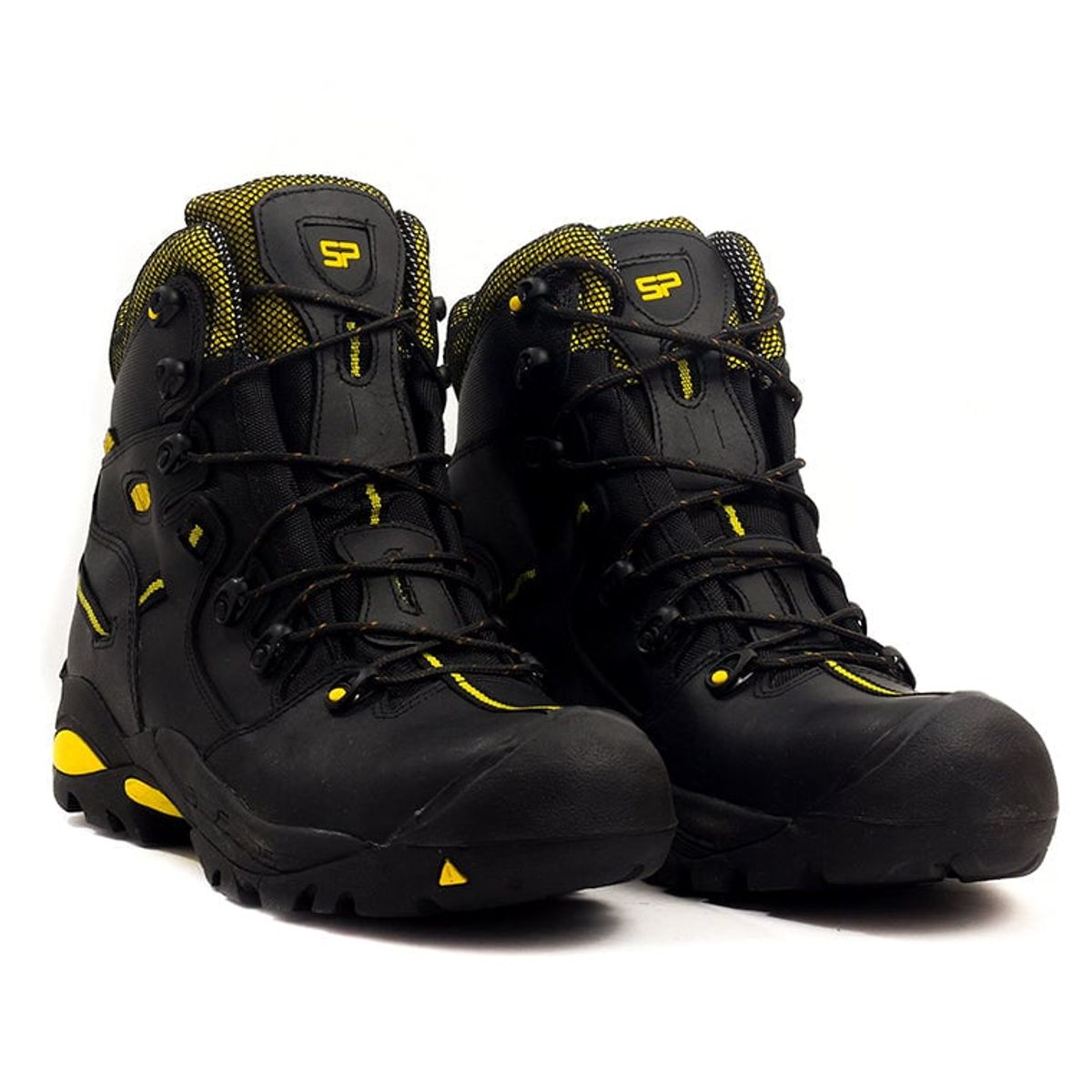 SAN POLOS - Botas San Polos Industrial Hombre 2838 Negro Amarillo