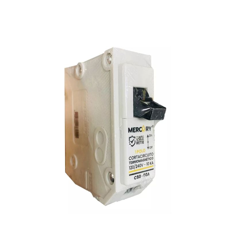 MERCURY - Breaker Interruptor Termomagnetico 50 Amp Mercury Retie